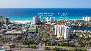 Terrace and Pelican Beach Resort