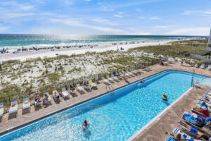 Gulf and gulf pool view from the balcony Gulf and gulf pool view from the balcony