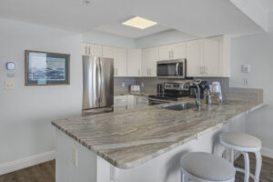 Full kitchen with stainless appliances Full kitchen with stainless appliances