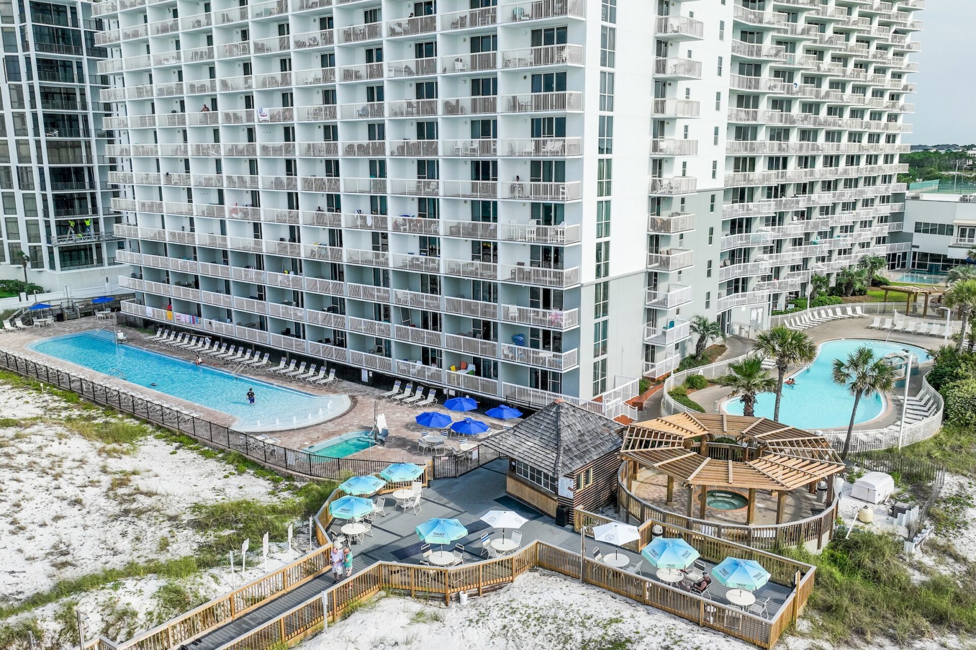 Resort pool at Pelican Beach in Destin