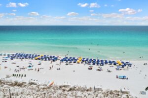 The view from the balcony